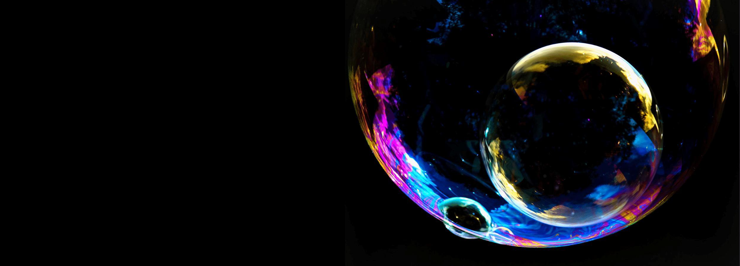 Bubble visualisation for psychic protection